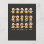 Algebra Lehrer Math Student Gleichung Graph Postkarte (Vorderseite)