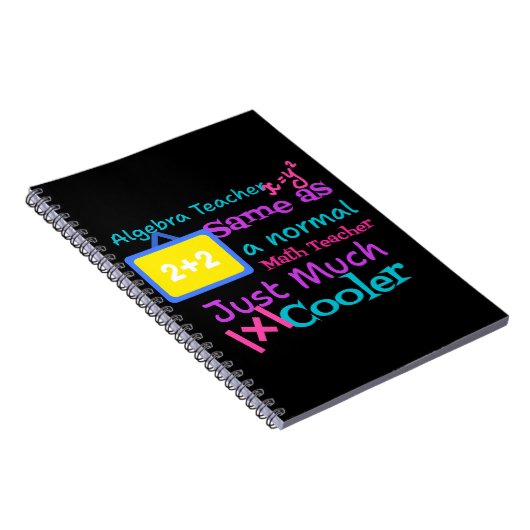 Algebra-Lehrer wie ein normaler Mathematiklehrer Notizblock (Rechte Seite)