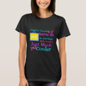 Algebra-Lehrer wie ein normaler Mathematiklehrer T-Shirt (Vorderseite)