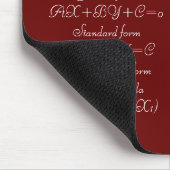 Algebra-lineare Gleichungs-Formel Mousepad (Ecke)