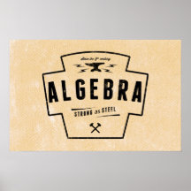 Algebra - Math Posters