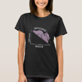 algebra math student math teacher hippotenuse T-Shirt (Vorderseite)