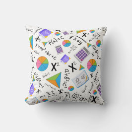 Algebra Math Symbols Muster Kissen