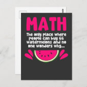 Algebra Mathe Lehrer Mathematik Science Spaß Postkarte (Vorne/Hinten)