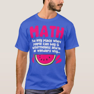 Algebra Mathe Lehrer Mathematik Science Spaß T-Shirt
