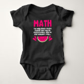 Algebra Mathematik Lehrer Mathematik Science Spaß Baby Strampler (Vorderseite)