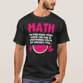 Algebra Mathematik Lehrer Mathematik Science Spaß T-Shirt (Vorderseite)
