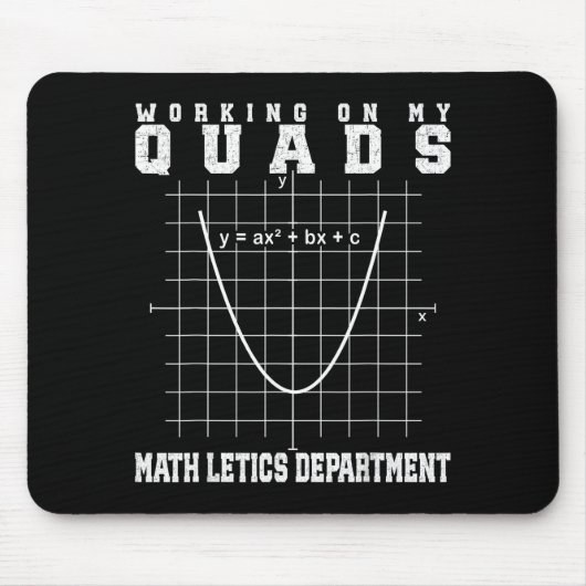Algebra-Mathematik-Turnhalle-Lehrer Mathletics arb Mousepad (Vorne)