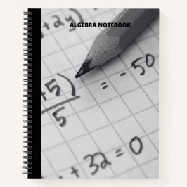 ALGEBRA NOTES NOTEBOOK NOTIZBLOCK