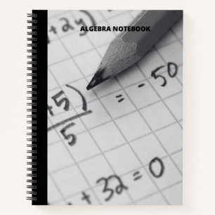 ALGEBRA NOTES NOTEBOOK NOTIZBLOCK
