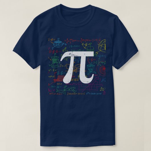 Algebra Pi Math T-Shirt (Design vorne)
