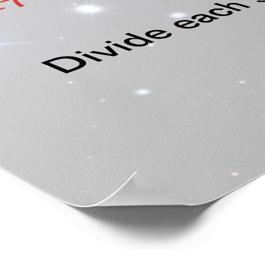 Algebra Poster (Ecke)