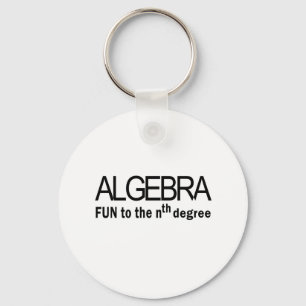 Algebra _Spaß zum nth Grad Schlüsselanhänger