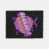 Algebra Teacher Halloween Soky Ghost Math Mathemat Fleecedecke (Vorderseite (Horizontal))