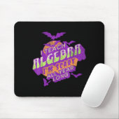 Algebra Teacher Halloween Soky Ghost Math Mathemat Mousepad (Mit Mouse)