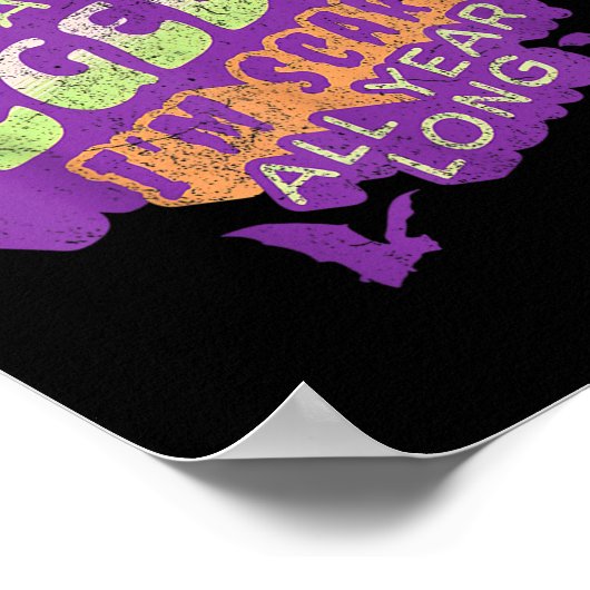 Algebra Teacher Halloween Soky Ghost Mathemat Poster (Ecke)