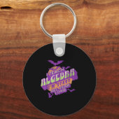 Algebra Teacher Halloween Soky Ghost Mathemat Schlüsselanhänger (Vorderseite)