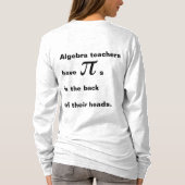 Algebra Teacher T-Shirt (Rückseite)
