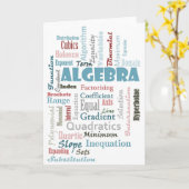 Algebra Vocabulary Karte (Gelbe Blume)