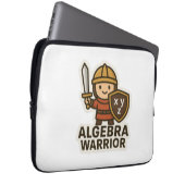 Algebra Warrior Sticker - Niedlicher Mathematiker Laptopschutzhülle (Vorne Rechts)