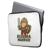 Algebra Warrior Sticker - Niedlicher Mathematiker Laptopschutzhülle (Vorderseite Links)