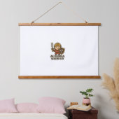 Algebra Warrior Sticker - Niedlicher Mathematiker Wandteppich Mit Holzrahmen (Schlafzimmer)