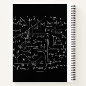 ALGEBRA X + Y NOTEBOOK NOTIZBLOCK (Rückseite)