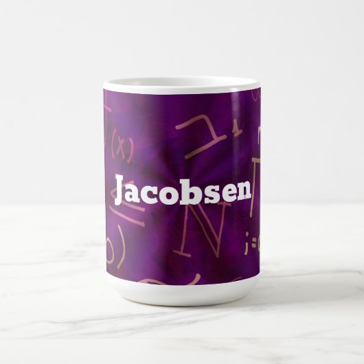 Algebraic Equations Math Kaffeetasse (Mittel)