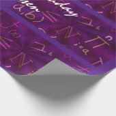 Algebraische Gleichungen    Geschenkpapier (Ecke)