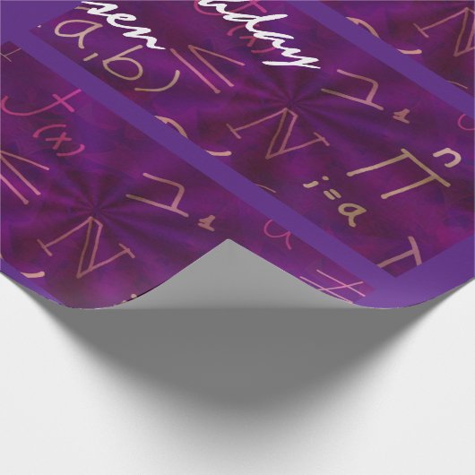 Algebraische Gleichungen    Geschenkpapier (Ecke)