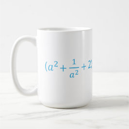 Algebraische Identität a^2 + 1 a^2 + 2 - 2 mathem Kaffeetasse
