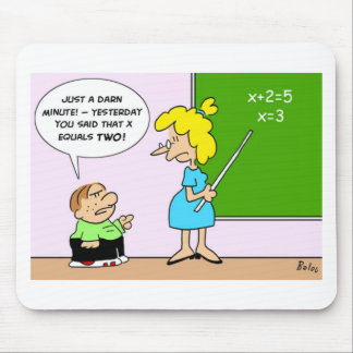 Algebrakinderlehrer gestern x entspricht zwei mousepad