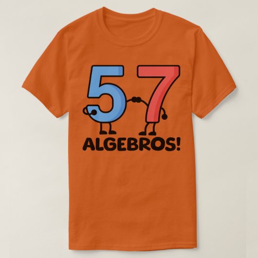 Algebros Funny Math Puns T-Shirt (Design vorne)