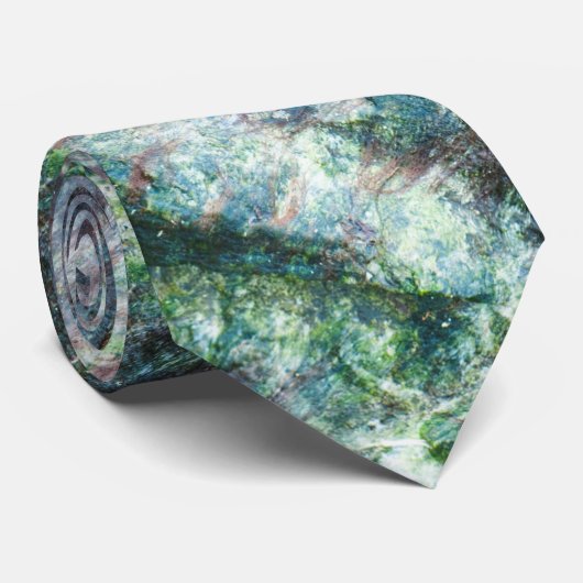 Algen-abstraktes Gesteinsmuster Krawatte (Gerollt)