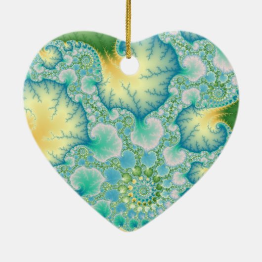 Algen - Fraktal Keramik Ornament (Hinten)