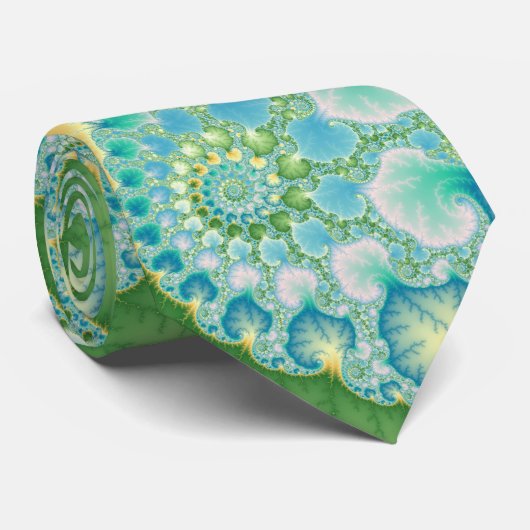Algen - Fraktal Krawatte (Gerollt)