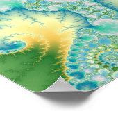 Algen - Fraktal Poster (Ecke)