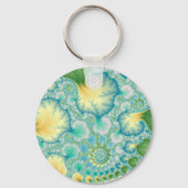 Algen - Fraktal Schlüsselanhänger (Vorderseite)