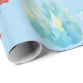 Algen Geschenkpapier (Rolleneckpunkt)