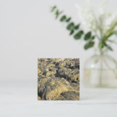 Algen Quadratische Visitenkarte (Stehend Vorderseite)