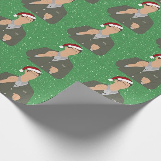 Algen Typ Weihnachten Geschenkpapier (Ecke)