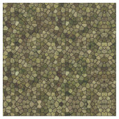 Algen und Junior Cobbled Patchwork Terrazo Patt Stoff (Nahaufnahme)