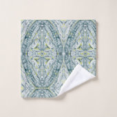 Algen unter Glas Badhandtuch Set (Waschlappen)