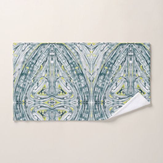 Algen unter Glas Badhandtuch Set (Handtuch)