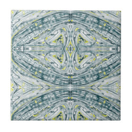 Algen unter Glas Fliese