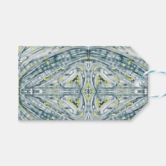 Algen unter Glas Geschenkanhänger (Vorderseite (Horizontal))