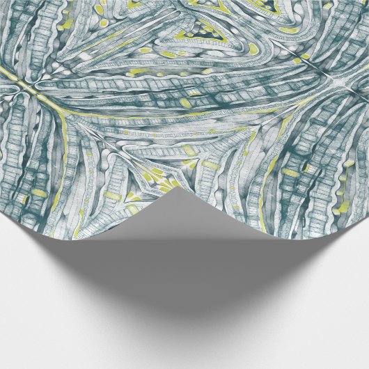 Algen unter Glas Geschenkpapier (Ecke)