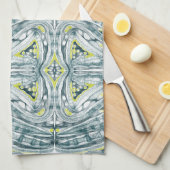 Algen unter Glas Geschirrtuch (Viertel Falte)