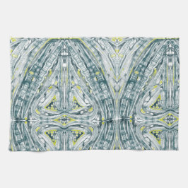 Algen unter Glas Geschirrtuch