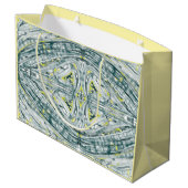 Algen unter Glas Große Geschenktüte (Rückseite Schrägansicht)